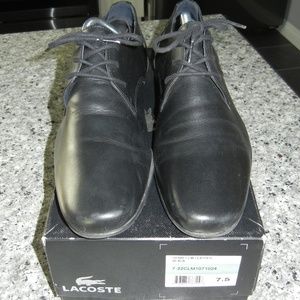 Lacoste Henri CLM Leater Mens Dress Shoes